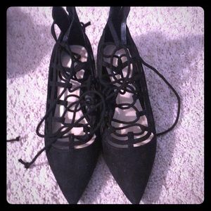 Zara black heels